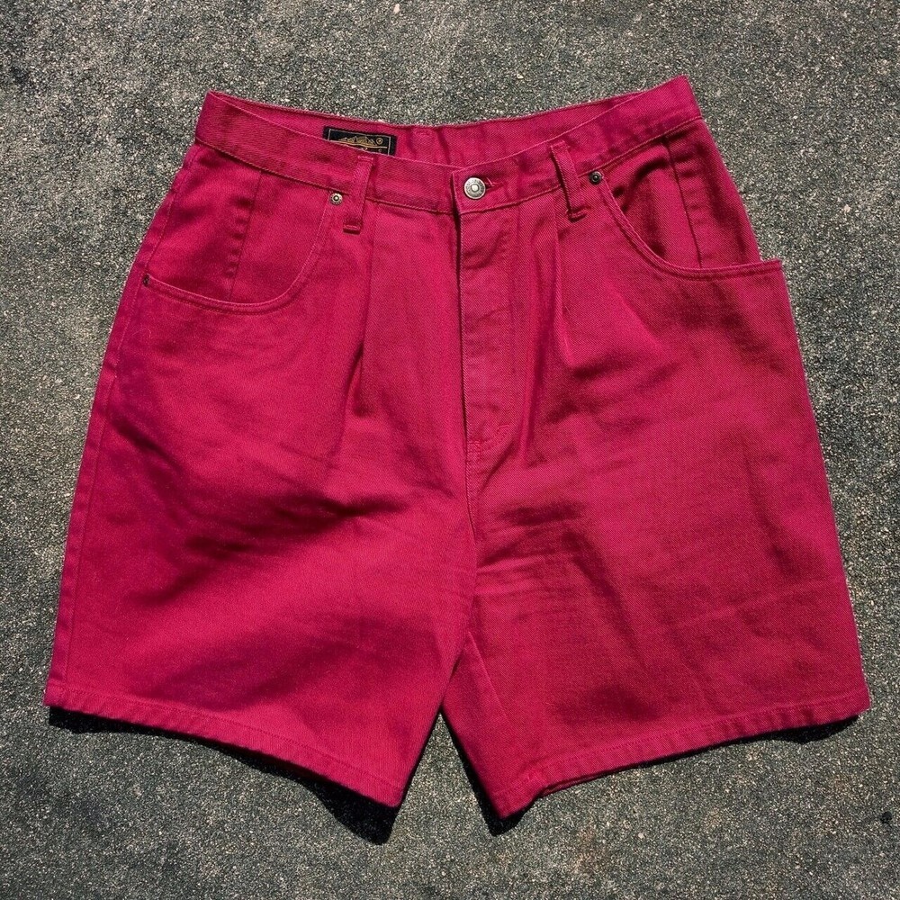 Vintage Eddie Bauer High Rise Baggy Mom Pockets Chino Shorts - Women's Size 14